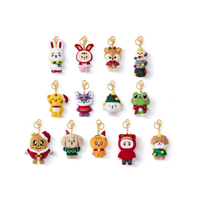 SEVENTEEN - HOLIDAY WITH MINITEEN OFFICIAL MD PLUSH KEYRING - COKODIVE
