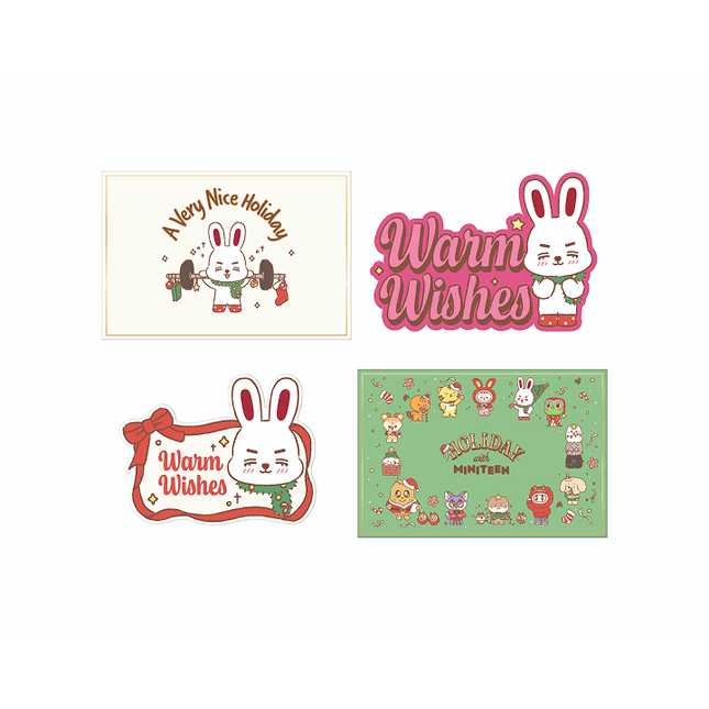 SEVENTEEN - HOLIDAY WITH MINITEEN OFFICIAL MD POST CARD SET - COKODIVE