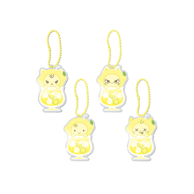 AESPA - AESPA WEEK MAKE IT LEMONADE OFFICIAL MD RANDOM MINI ACRYLIC SHAKER KEYRING - COKODIVE