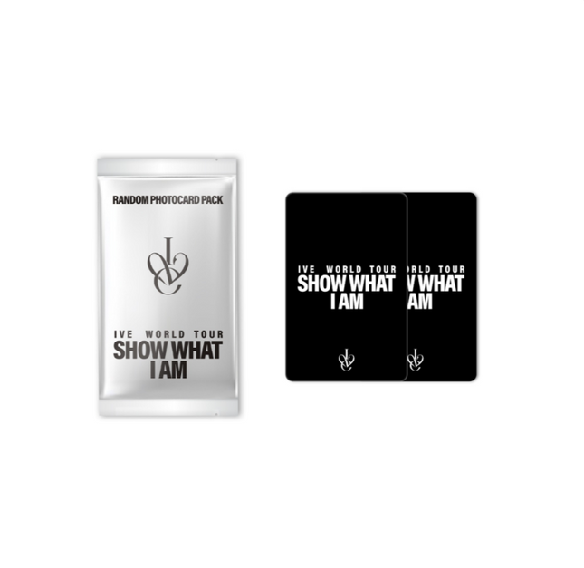 IVE - SHOW WHAT I AM WORLD TOUR OFFICIAL MD RANDOM PHOTOCARD PACK - COKODIVE