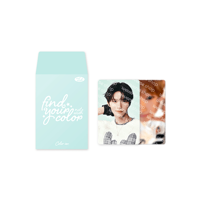 NCT WISH - FIND YOUR COLOR POP UP OFFICIAL MD RANDOM TRADING CARD SET (COLOR VER) - COKODIVE