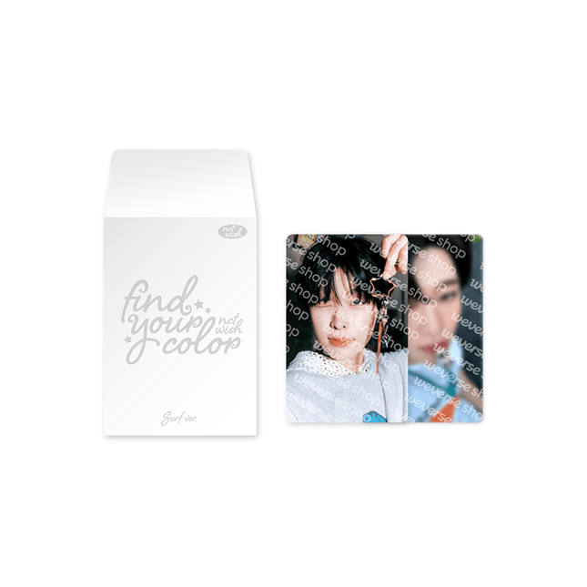 NCT WISH - FIND YOUR COLOR POP UP OFFICIAL MD RANDOM TRADING CARD SET (SURF VER) - COKODIVE