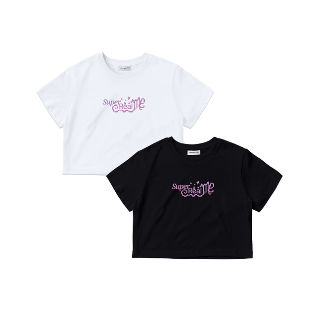 ILLIT - SUPER REAL ME OFFICIAL MD REAL ME CROP S/S T-SHIRT - COKODIVE