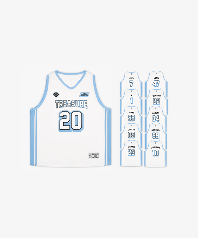 TREASURE - REBOOT FINAL IN SEOUL OFFICIAL MD BASKETBALL JERSEY - COKODIVE