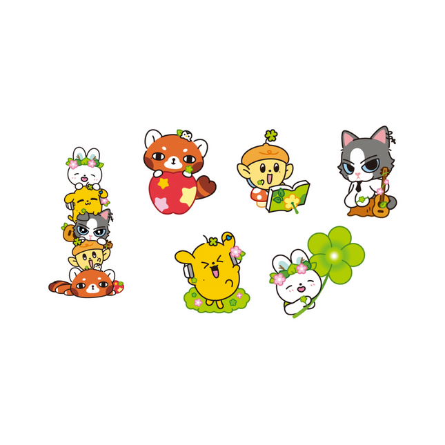 AND2BLE - SEQUENCE 01: CURIOSITY POP UP OFFICIAL MD REMOVABLE STICKER SET - COKODIVE