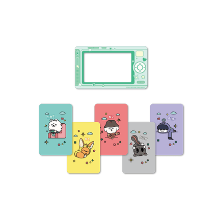 TXT - 2025 PPULBATU CAFE OFFICIAL MD RETRO MAGNET & PHOTOCARD SET - COKODIVE