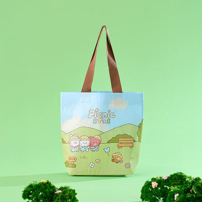 BT21 - MINI MININI PICNIC MATE REUSABLE BAG (M) - COKODIVE