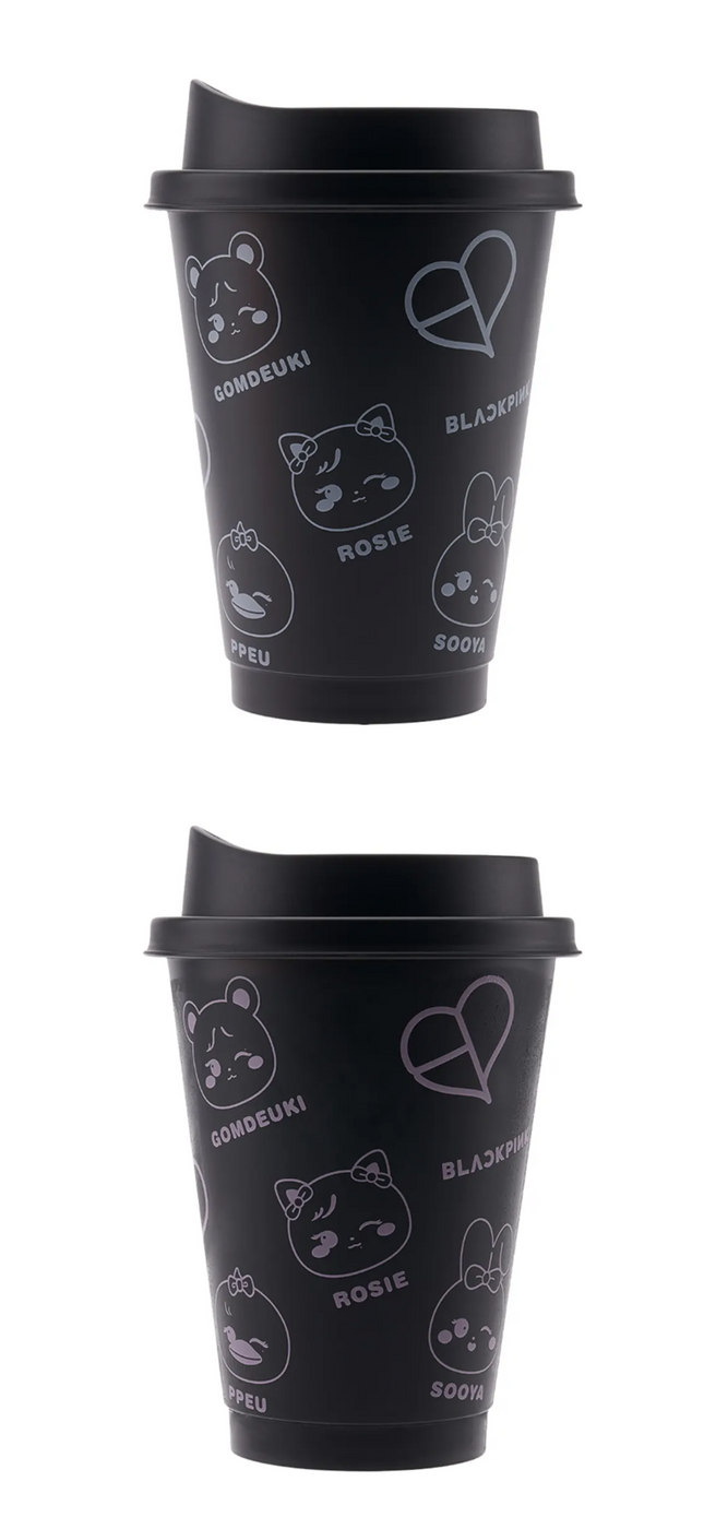 BLACKPINK - DEADLINE WORLD TOUR IN SEOUL OFFICIAL MD CHARACTER COLOR CHANGING REUSABLE CUP - COKODIVE