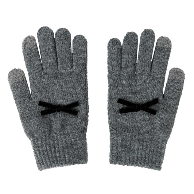 RIBBON SMARTPHONE GLOVES CHARCOAL - COKODIVE