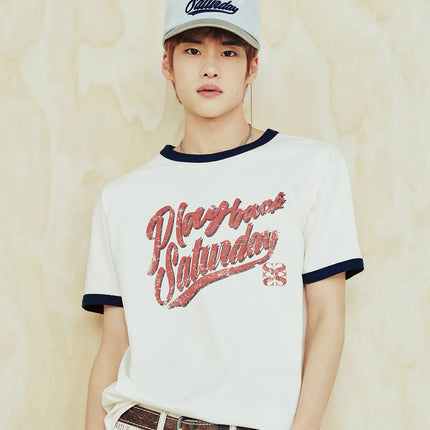 [RIIZE PICK] SATUR PLAYBACK SATURDAY RINGER T-SHIRT - COKODIVE