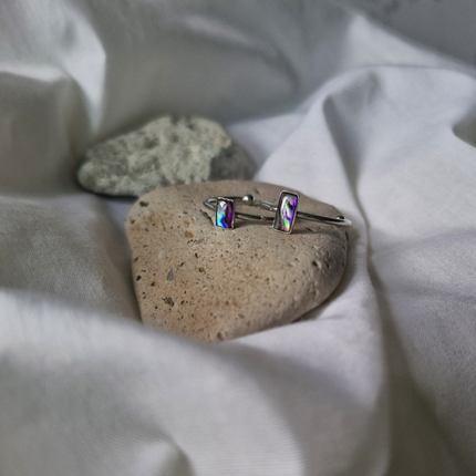 MOTHER OF PEARL RING DEEP LAKE - COKODIVE