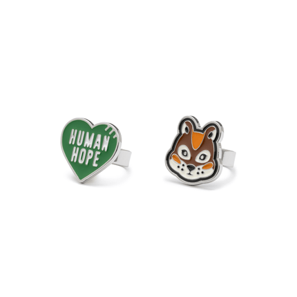 BTS - HUMAN HOPE SEASON 2 J-HOPE X HUMAN MADE COLLAB OFFICIAL MD RING SET (SEASON 2) - COKODIVE