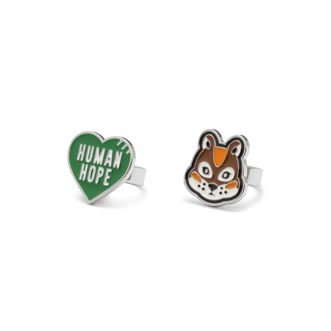 BTS - HUMAN HOPE SEASON 2 J-HOPE X HUMAN MADE COLLAB OFFICIAL MD RING SET (SEASON 2) - COKODIVE