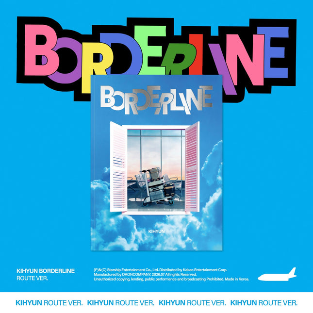 MONSTA X KIHYUN - BORDERLINE 2ND EP ALBUM STARTSHIP GIFT ROUTE VER - COKODIVE