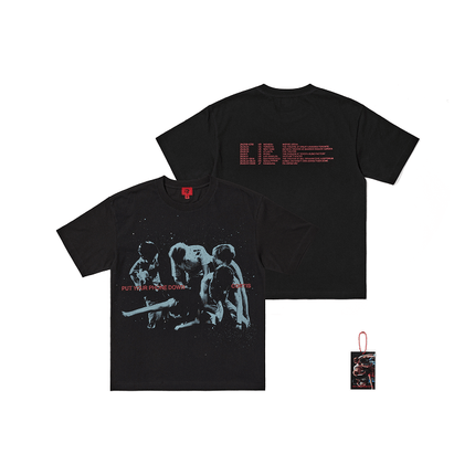 CORTIS - PUT YOUR PHONE DOWN 2026 TOUR OFFICIAL MD TOUR ROUTING T-SHIRT (BLACK) - COKODIVE