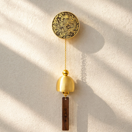 ROYAL DRAGON ROBE WOODEN DOOR BELL - COKODIVE