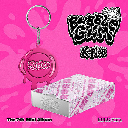 KEP1ER - BUBBLE GUM 7TH MINI ALBUM RUSH VER (KEYRING) - COKODIVE