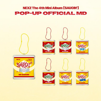 NEXZ - SAUCIN' POP UP OFFICIAL MD SAUCE CAN SLIDE KEYRING - COKODIVE