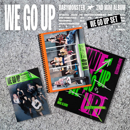 BABYMONSTER - WE GO UP 2ND MINI ALBUM YG SELECT GIFT PHOTOBOOK VER SET - COKODIVE