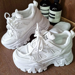 CONCERT VIEW BOOST SNEAKERS - 3.5" (9CM) HEIGHT INCREASING PLATFORM SHOES - COKODIVE