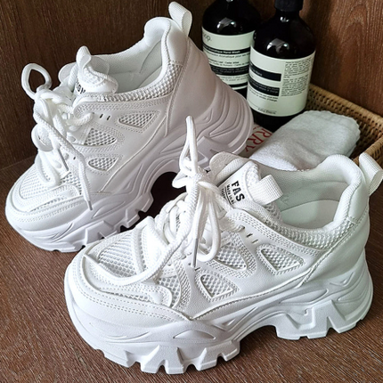 CONCERT VIEW BOOST SNEAKERS - 3.5" (9CM) HEIGHT INCREASING PLATFORM SHOES - COKODIVE