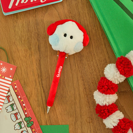 BT21 - MINI MININI PETIT HOLIDAY SNOWMAN DOLL GEL PEN