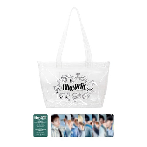 ATEEZ - 8TH ANNIVERSARY EXHIBITION: BLUE DRIFT OFFICIAL MD CLEAR SHOPPER BAG