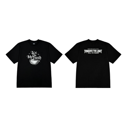 ATEEZ - TOWARDS THE LIGHT : WILL TO POWER WORLD TOUR POP-UP STORE IN EUROPE OFFICIAL MD SHORT SLEEVE T-SHIRT IOMT VER - COKODIVE