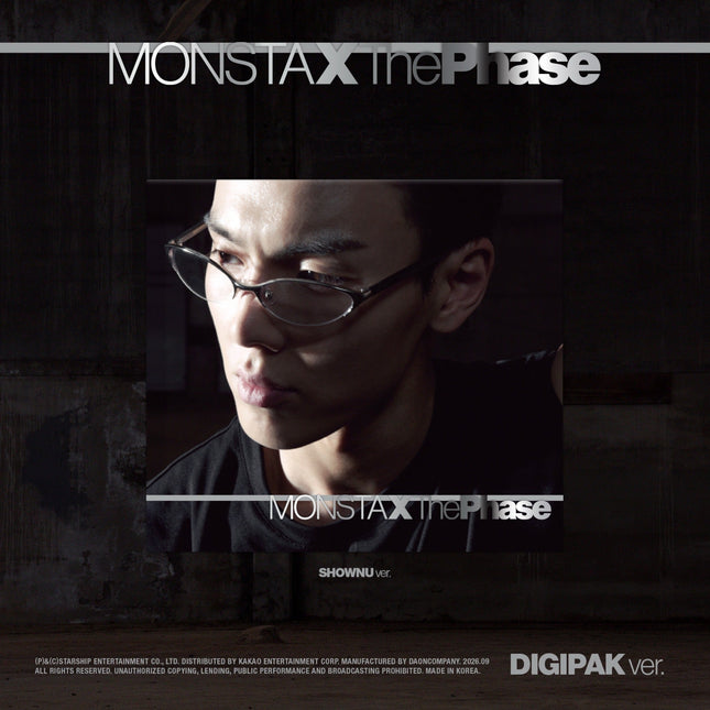 MONSTA X - THE PHASE EP ALBUM STARSHIP GIFT DIGIPACK VER SHOWNU