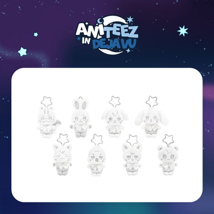 ATEEZ - ANITEEZ IN DEJAVU POP UP OFFICIAL MD SILVER ANITEEZ PLUSH KEYRING