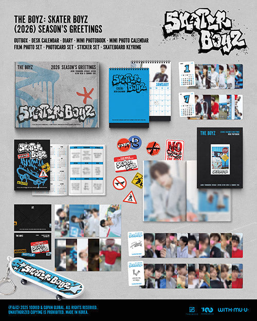 THE BOYZ - SKATER BOYZ 2026 SEASON'S GREETINGS - COKODIVE