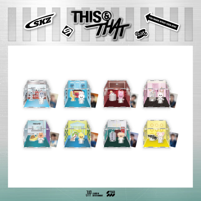 STRAY KIDS - THIS & THAT POP UP OFFICIAL MD SKZOO ACRYLIC CONTAINER BOX