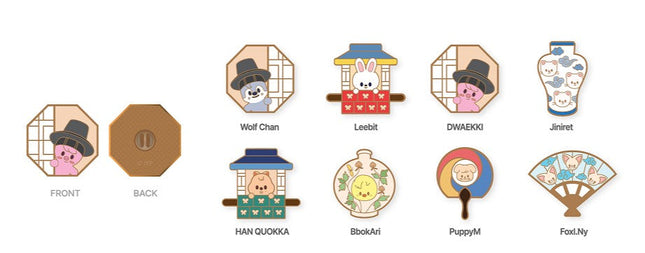 STRAY KIDS - DO IT POP UP STORE OFFICIAL MD SKZOO BADGE - COKODIVE