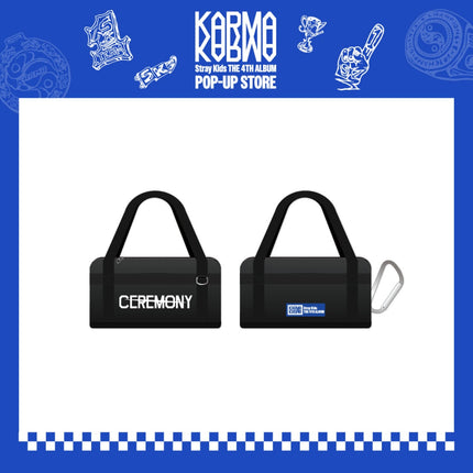 STRAY KIDS - KARMA POP UP STORE OFFICIAL MD SKZOO DUFFEL BAG - COKODIVE