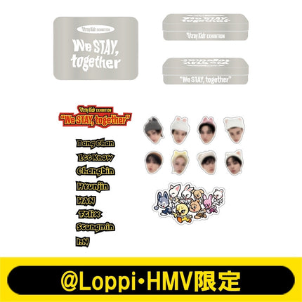 STRAY KIDS - WE STAY, TOGETHER EXHIBITION OFFICIAL MD CANNED FLAKE SEAL SET - COKODIVE