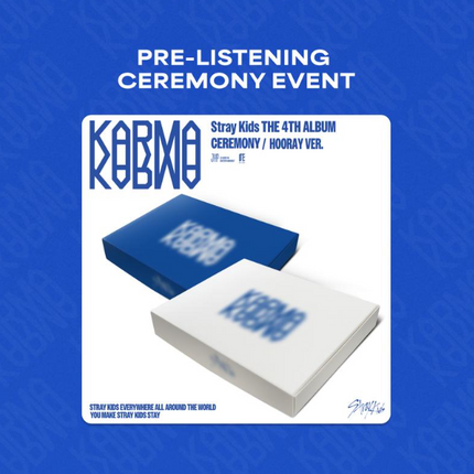 STRAY KIDS - KARMA 4TH ALBUM KARMA SPORTS FANS PRE- LISTENING CEREMONY EVENT GIFT STANDARD RANDOM - COKODIVE