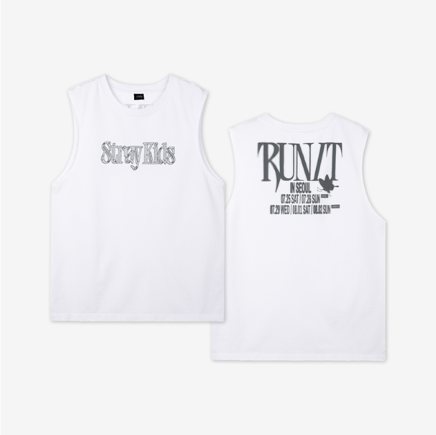 STRAY KIDS - RUN IT WORLD TOUR IN SEOUL OFFICIAL MD SLEEVELESS TOP - COKODIVE