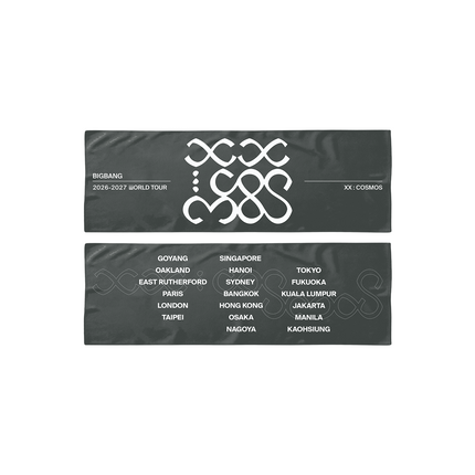 BIGBANG - XX : COSMOS 2026-2027 WORLD TOUR OUTDOOR ESSENTIAL MD SLOGAN TOWEL - COKODIVE