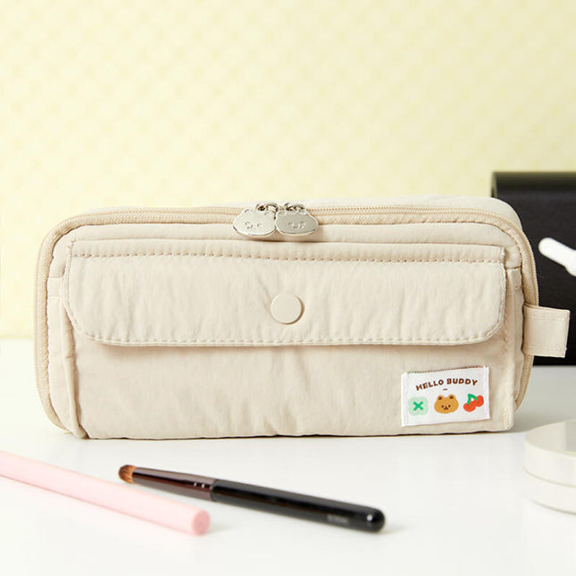 SNAP POCKET POUCH BEIGE - COKODIVE