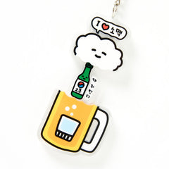 SOJU IN BEER KEYRING - COKODIVE