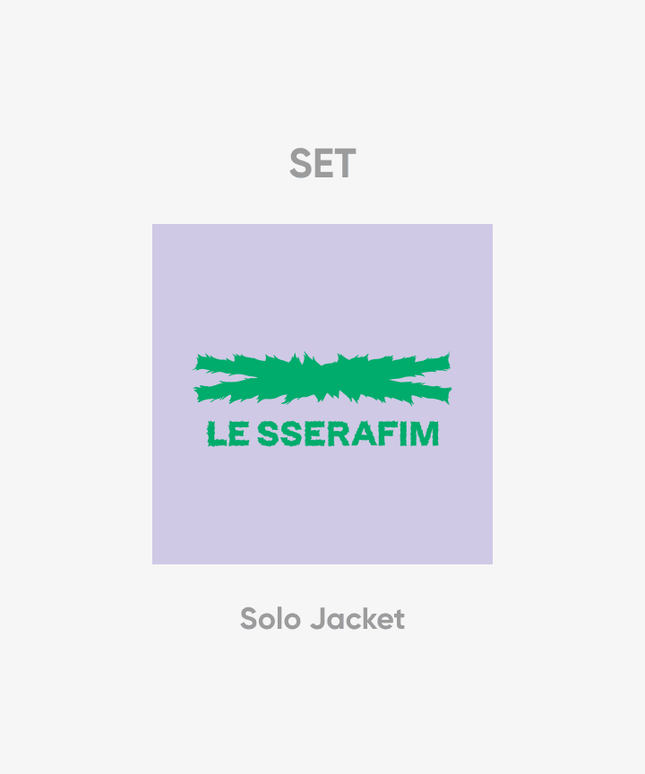 LE SSERAFIM - CRAZY JAPAN 3RD SINGLE ALBUM WEVERSE GIFT SOLO JACKET 5 SET - COKODIVE