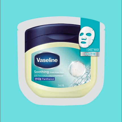 VASELINE SOOTHING SHEET MASK PACK (10EA) - COKODIVE