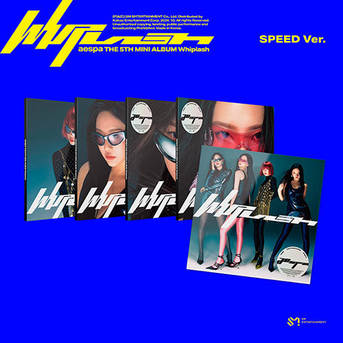 AESPA - WHIPLASH 5TH MINI ALBUM SPEED VER RANDOM