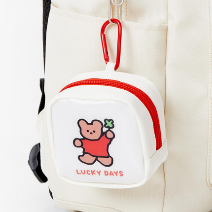 SQUARE POUCH KEYRING (BEAR) - COKODIVE