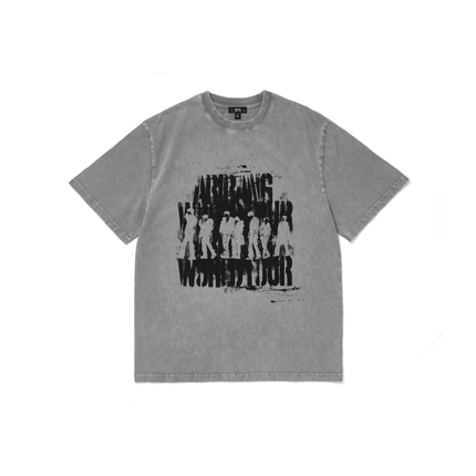 BTS - ARIRANG WORLD TOUR 2ND DROP OFFICIAL MD S/S PHOTO T-SHIRT (GRAY) - COKODIVE