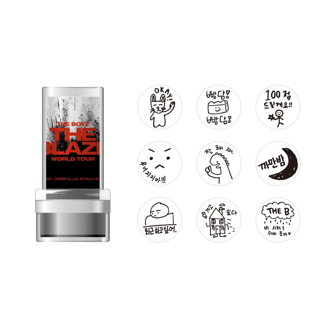 THE BOYZ - THE BLAZE THE BOYZ WORLD TOUR IN SEOUL OFFICIAL MD STAMP - COKODIVE