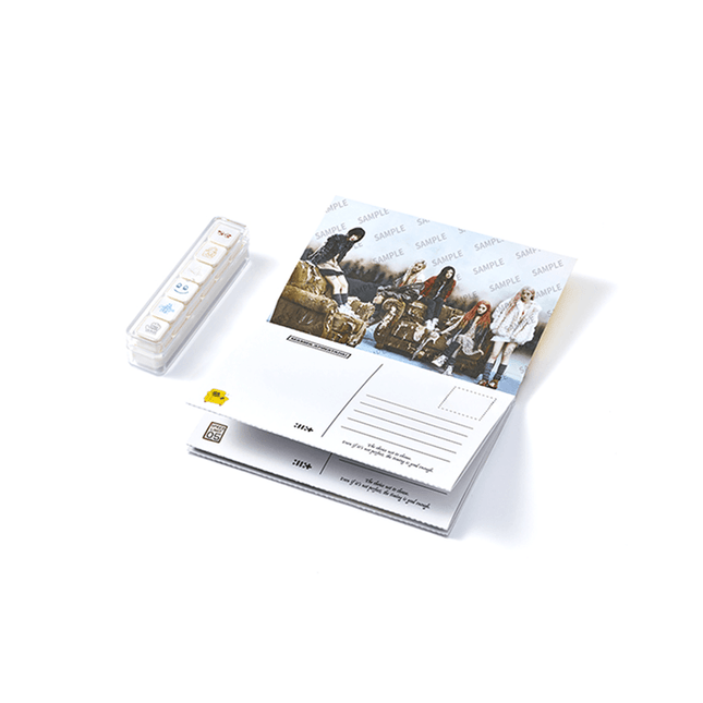 ILLIT - MAMIHLAPINATAPAI OFFICIAL MD STAMP & POSTCARD SET - COKODIVE