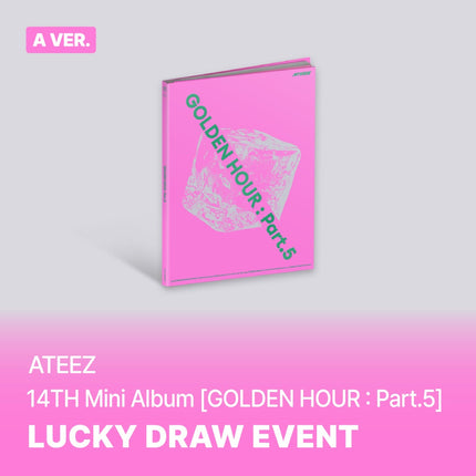 ATEEZ - GOLDEN HOUR : PART.5 14TH MINI ALBUM SOUNDWAVE LUCKY DRAW EVENT STANDARD A VER - COKODIVE