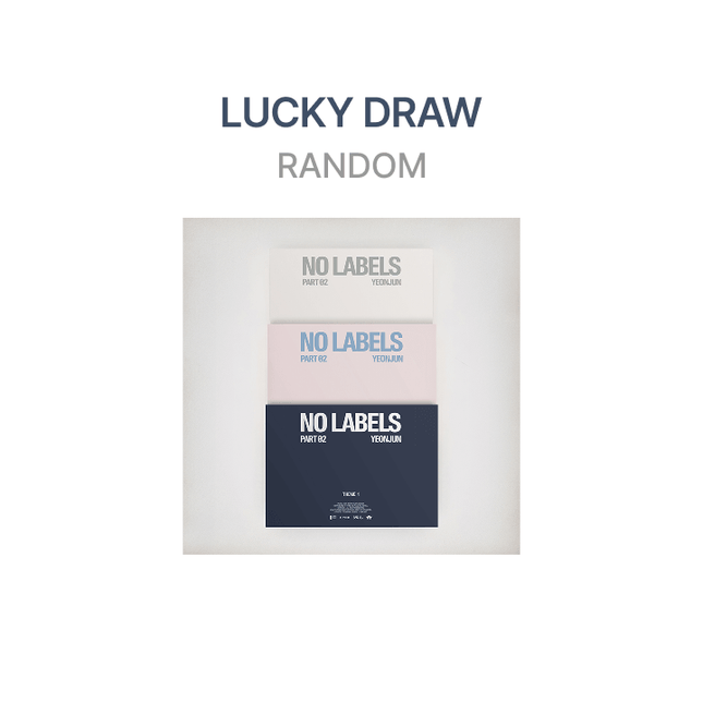 TXT YEONJUN - NO LABELS: PART 02 2ND MINI ALBUM WEVERSE SHOP 2ND LUCKY DRAW EVENT STANDARD RANDOM - COKODIVE