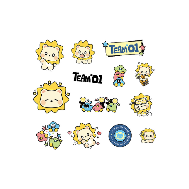 TAEYANG - TEAM01 OFFICIAL MD STICKER PACK